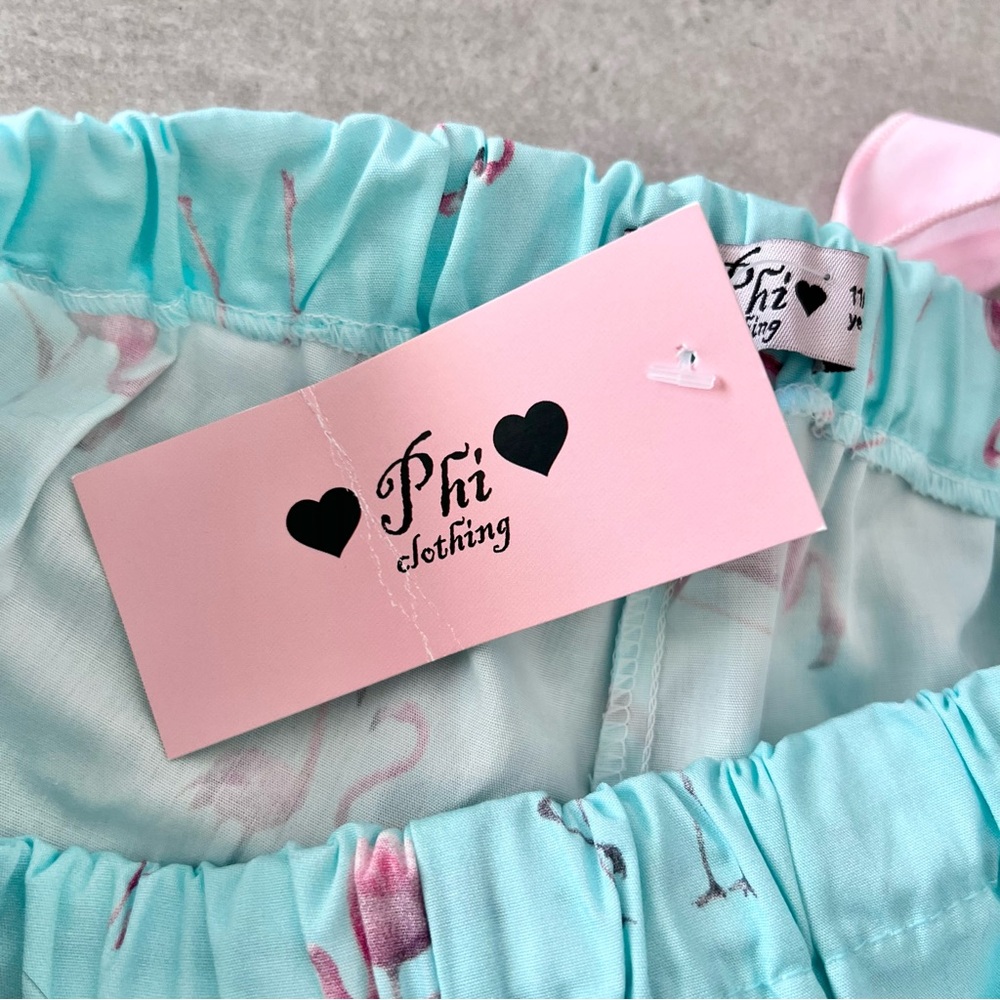 🦩NWT PHI Clothing skirt/skort w/bow 12 - Picture 4 of 7